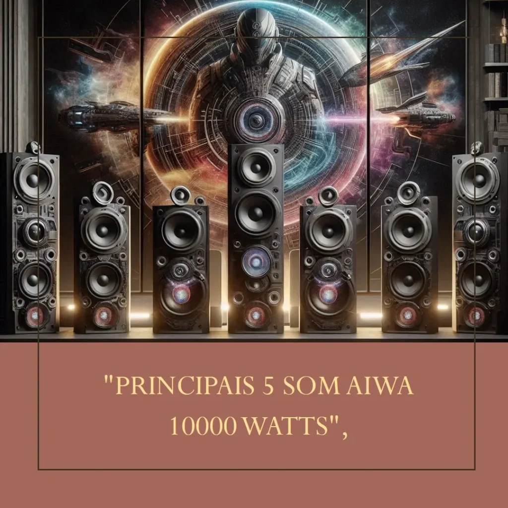 Principais 5 som aiwa 10000 watts
