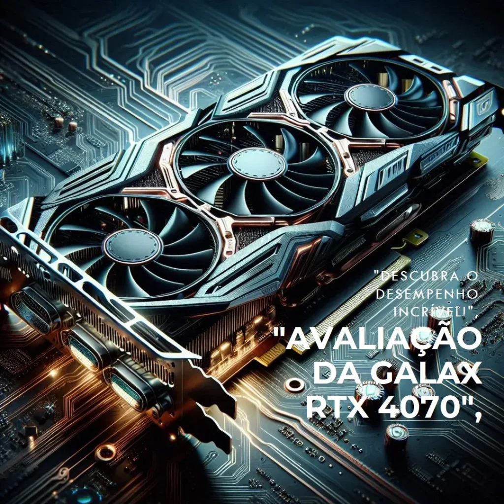 Review da Placa de Vídeo Galax GeForce RTX 4070 12GB GDDR6