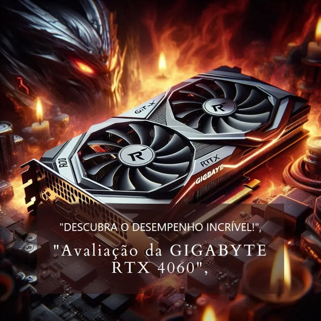 Placa de Vídeo GIGABYTE RTX 4060 Eagle OC: Desempenho e Resfriamento Avançado
