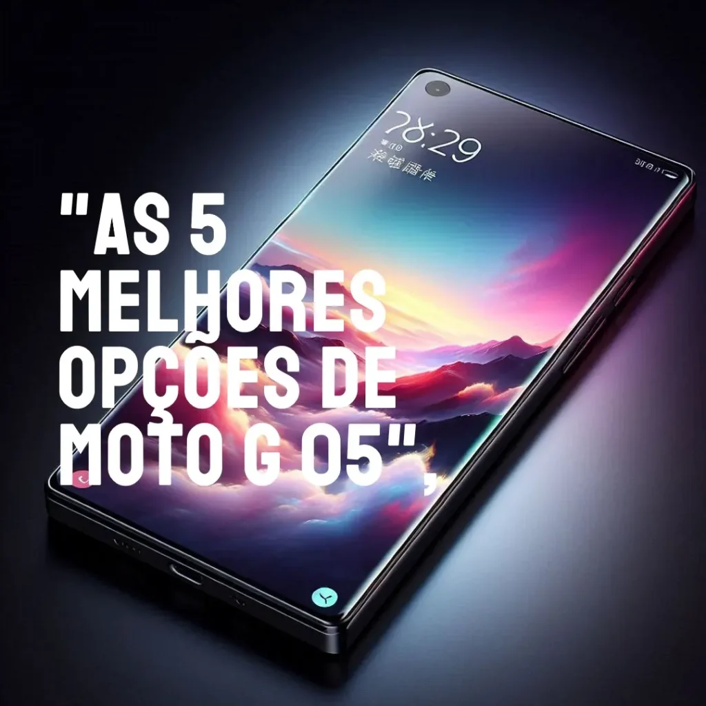 As 5 Melhores Opções de Moto g 05