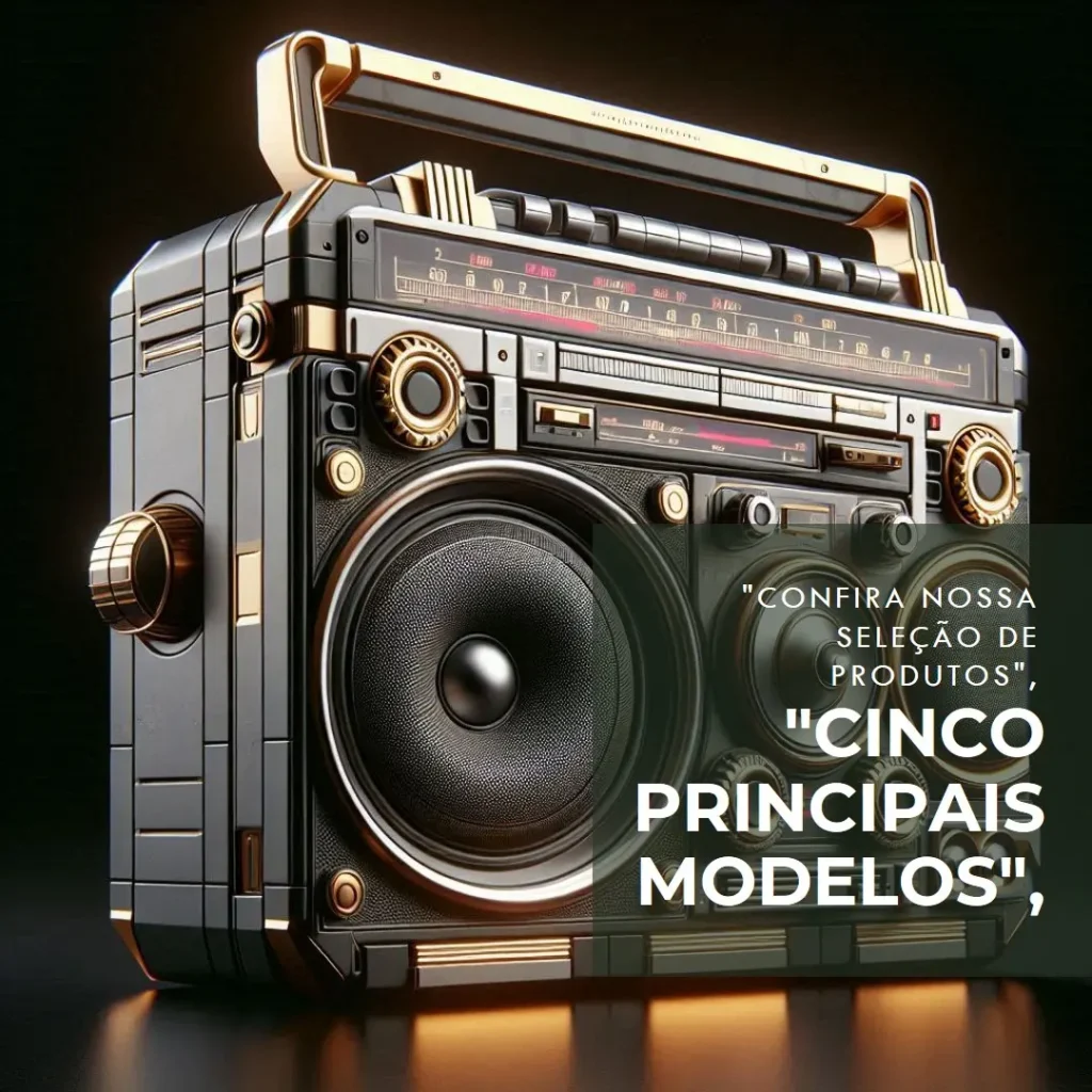 Cinco Principais Modelos de aiwa boombox plus