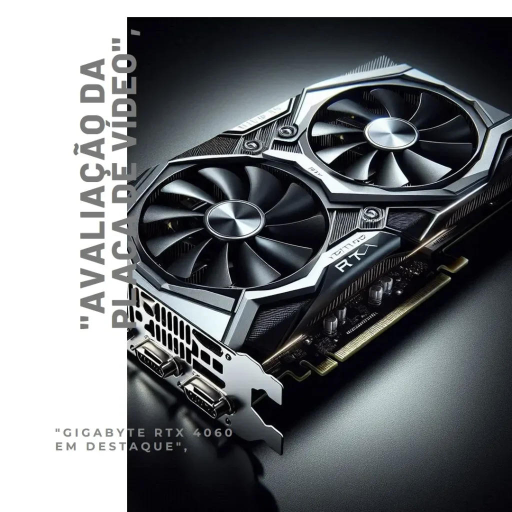 Placa de Vídeo Gigabyte NVIDIA GeForce RTX 4060 Eagle OC, 8GB, GDDR6