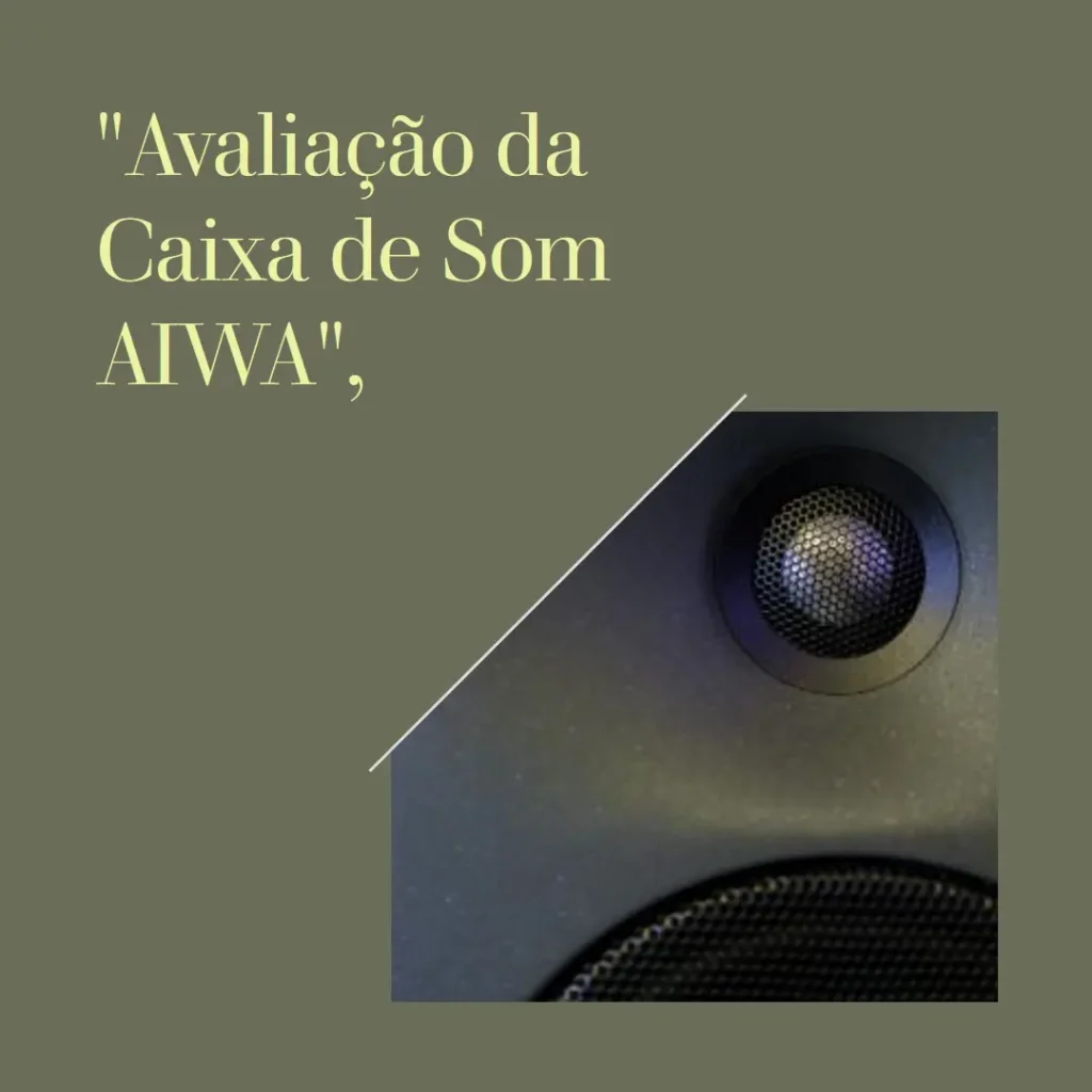 AIWA Caixa de Som Boombox BBS01: Potência e Resistência em Um Só Produto