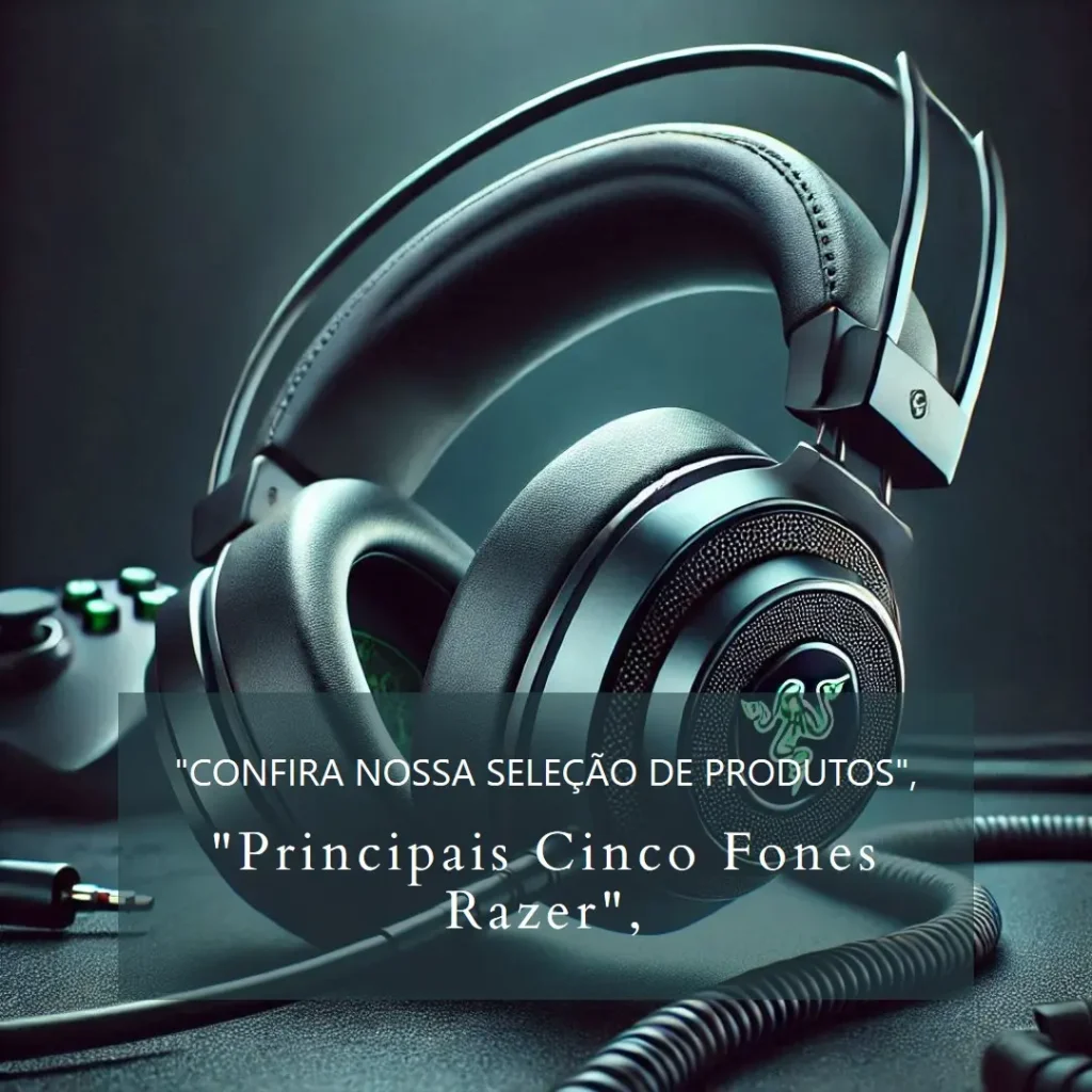 Principais Cinco Razer fone