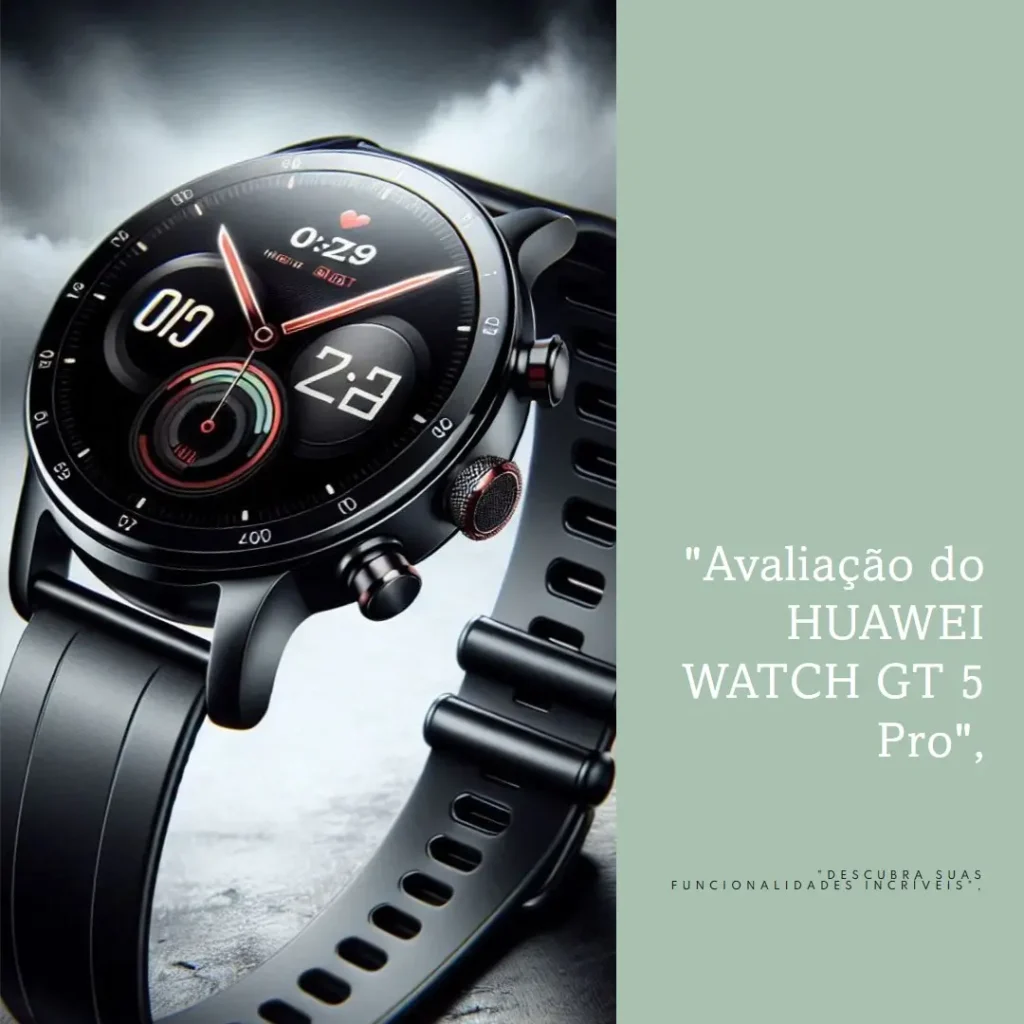 HUAWEI WATCH GT 5 Pro 46mm: Elegância e Desempenho Premium