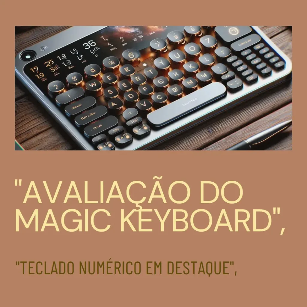Magic Keyboard com Teclado Numérico: Elegância e Praticidade em Um Só Produto