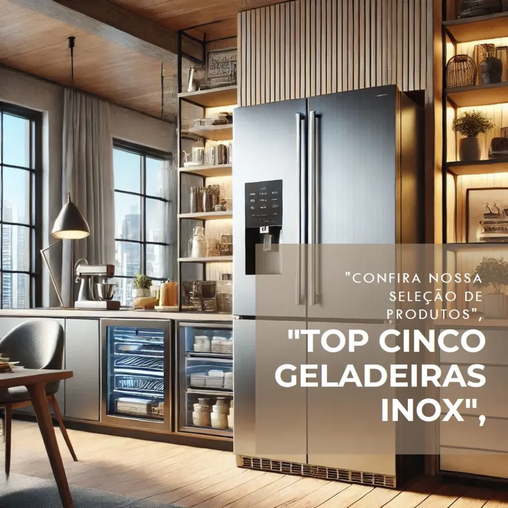 Top Cinco geladeira inox frost free Consul