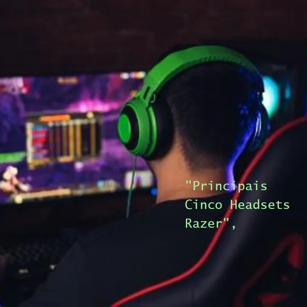 Principais Cinco Razer blackshark gaming headset