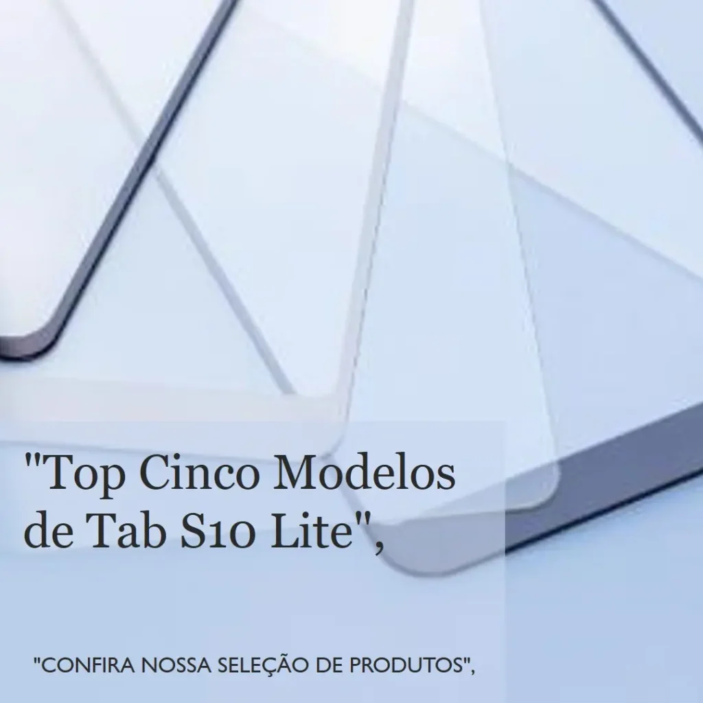 Top Cinco Modelos de tab S10 lite