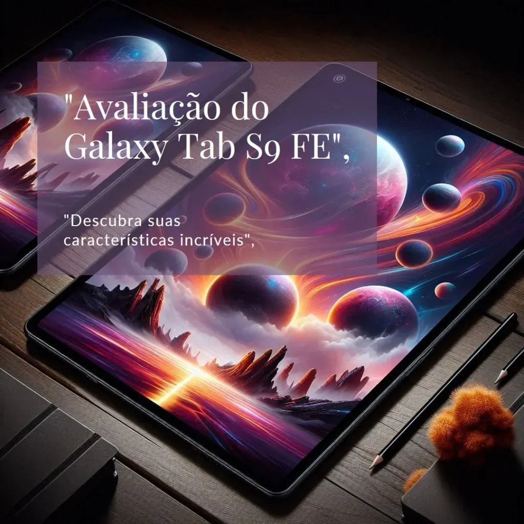 Samsung Galaxy Tab S9 FE: Potência e Versatilidade em um Só Lugar