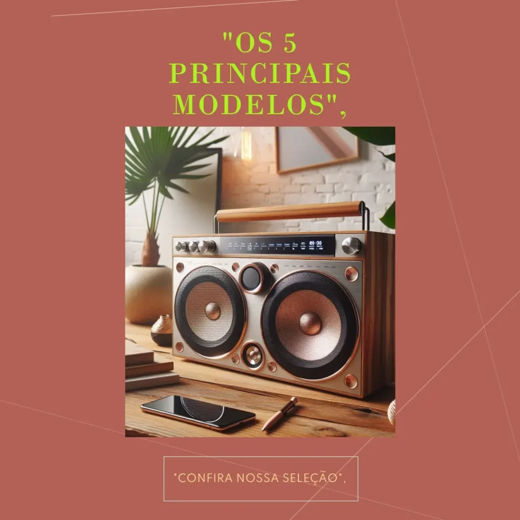 Os 5 Principais Modelos de caixa de som boombox aiwa