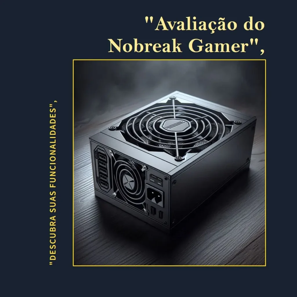 Nobreak Gamer One Up Nitro + Ragtech – Bivolt, 3.200VA/2.240W