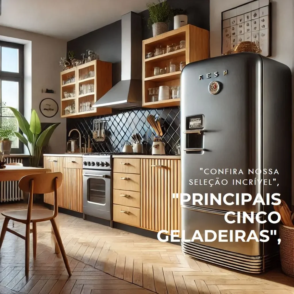 Principais Cinco Brastemp retro geladeira