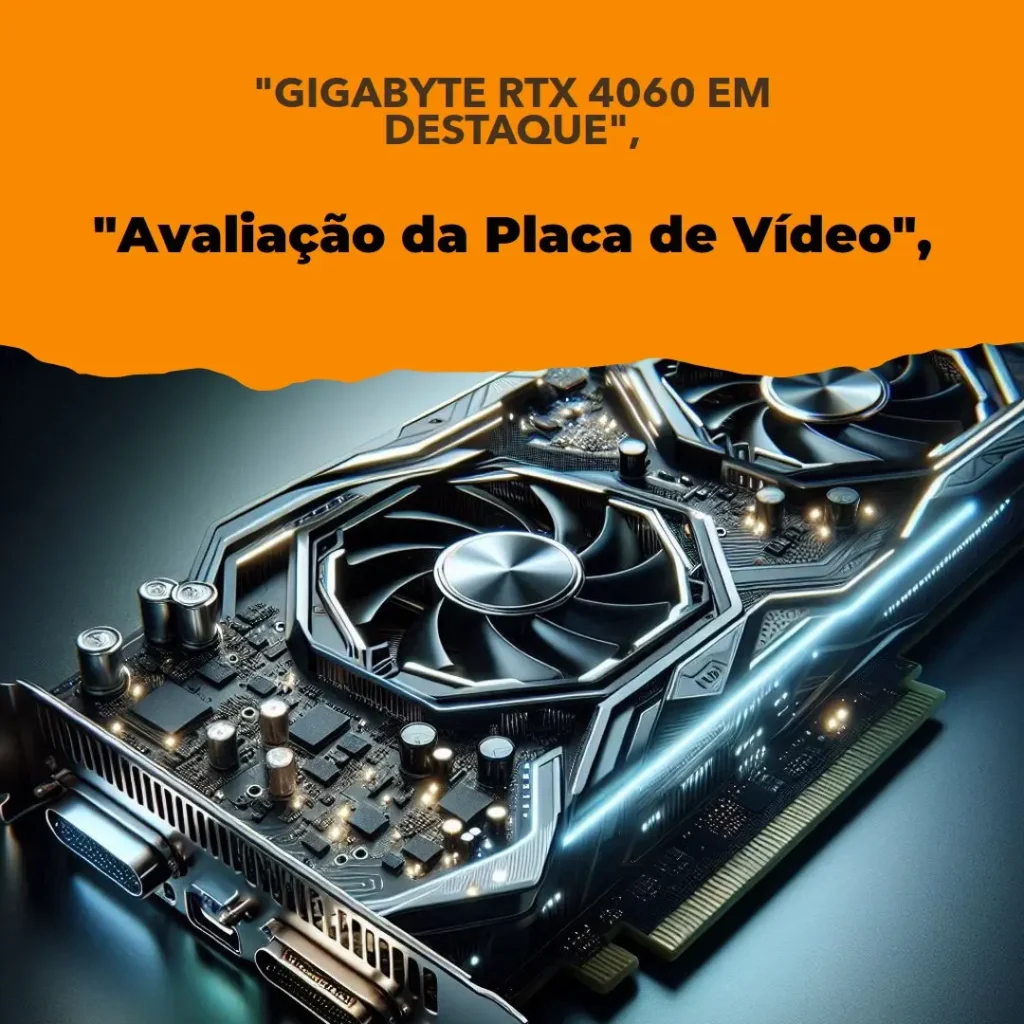 Placa de Vídeo Gigabyte RTX 4060 WINDFORCE OC: Potência e Eficiência
