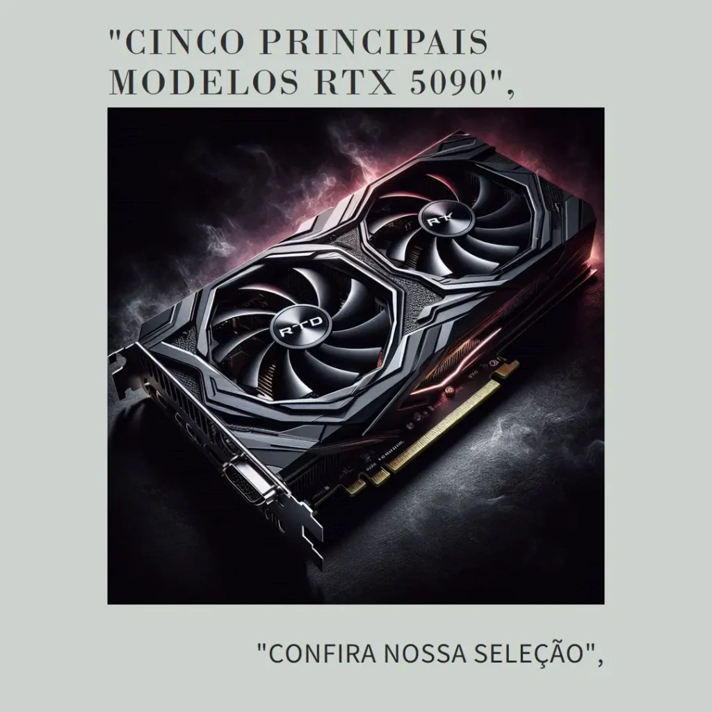 Cinco Principais Modelos de nova RTX 5090