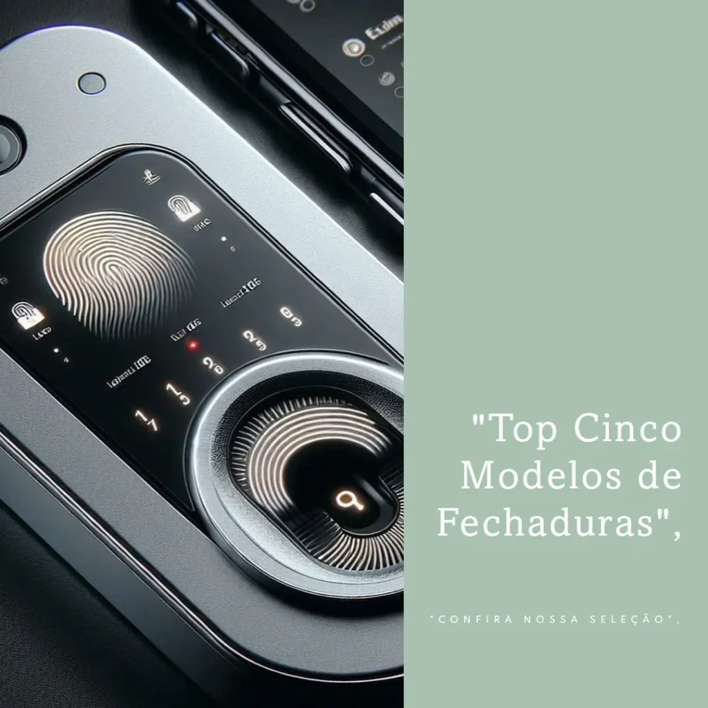 Top Cinco Modelos de fechadura eletronica biometria
