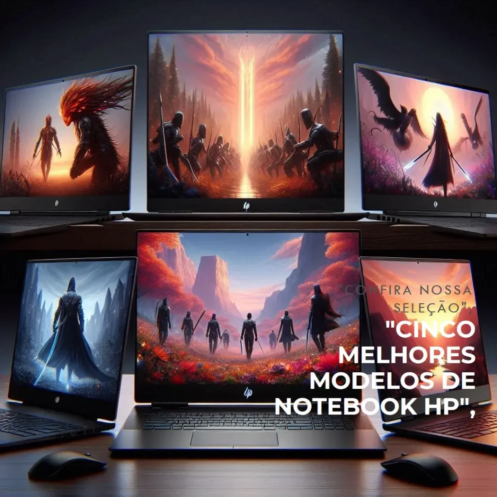 Cinco Melhores Modelos de notebook HP core i7