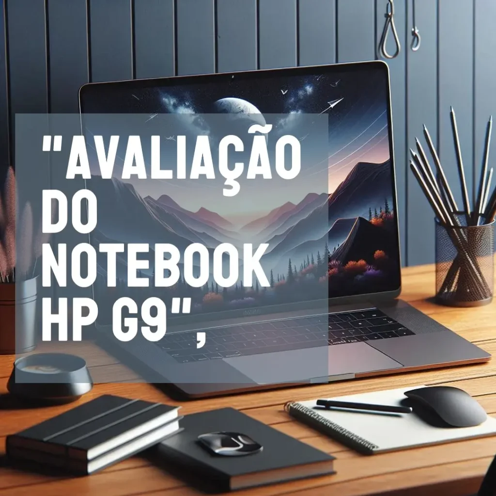 Notebook HP G9 Intel Core i3 13ª Geração - 8GB RAM, SSD 256GB e Tela de 15,6"