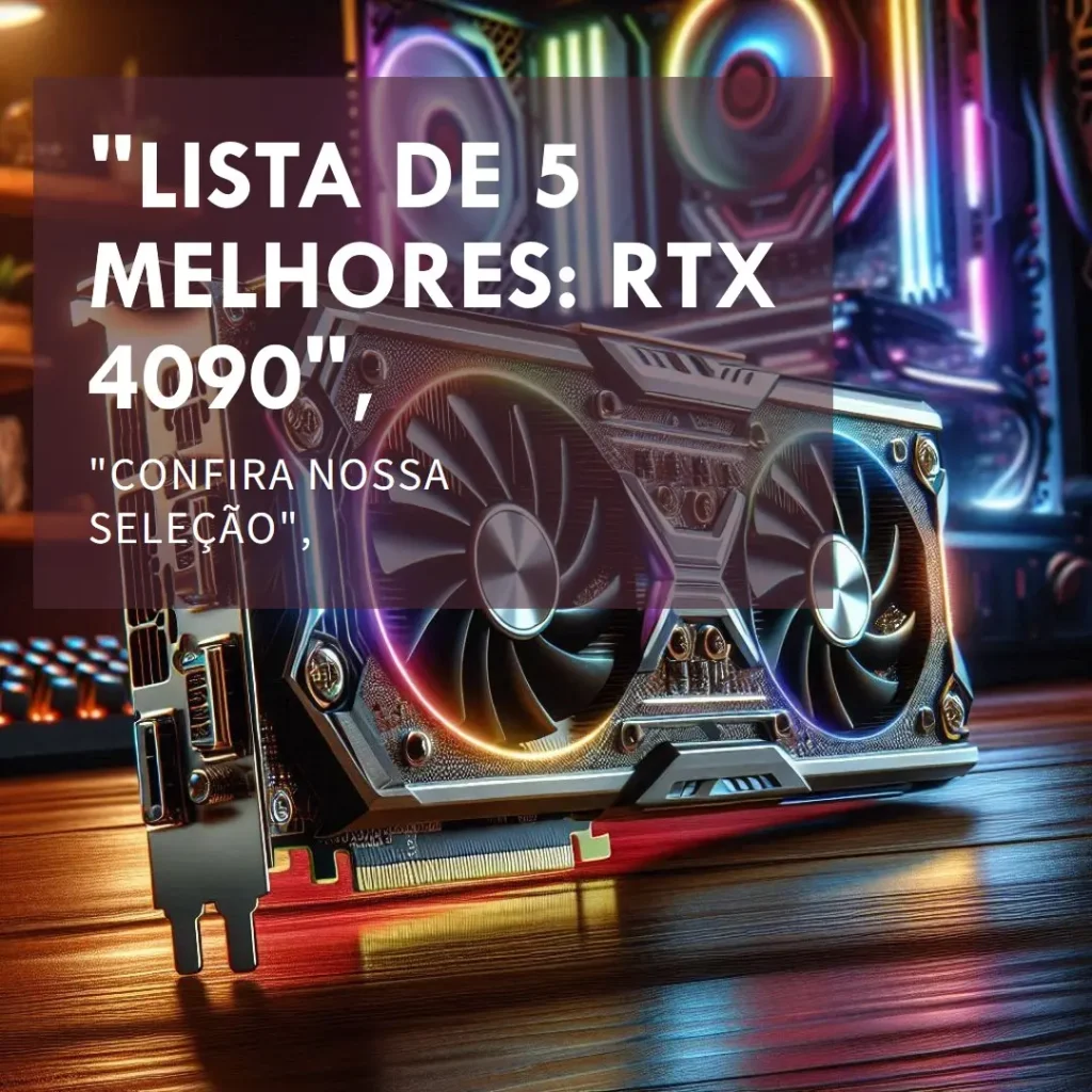 Lista de 5 Melhores: placa de video RTX 4090