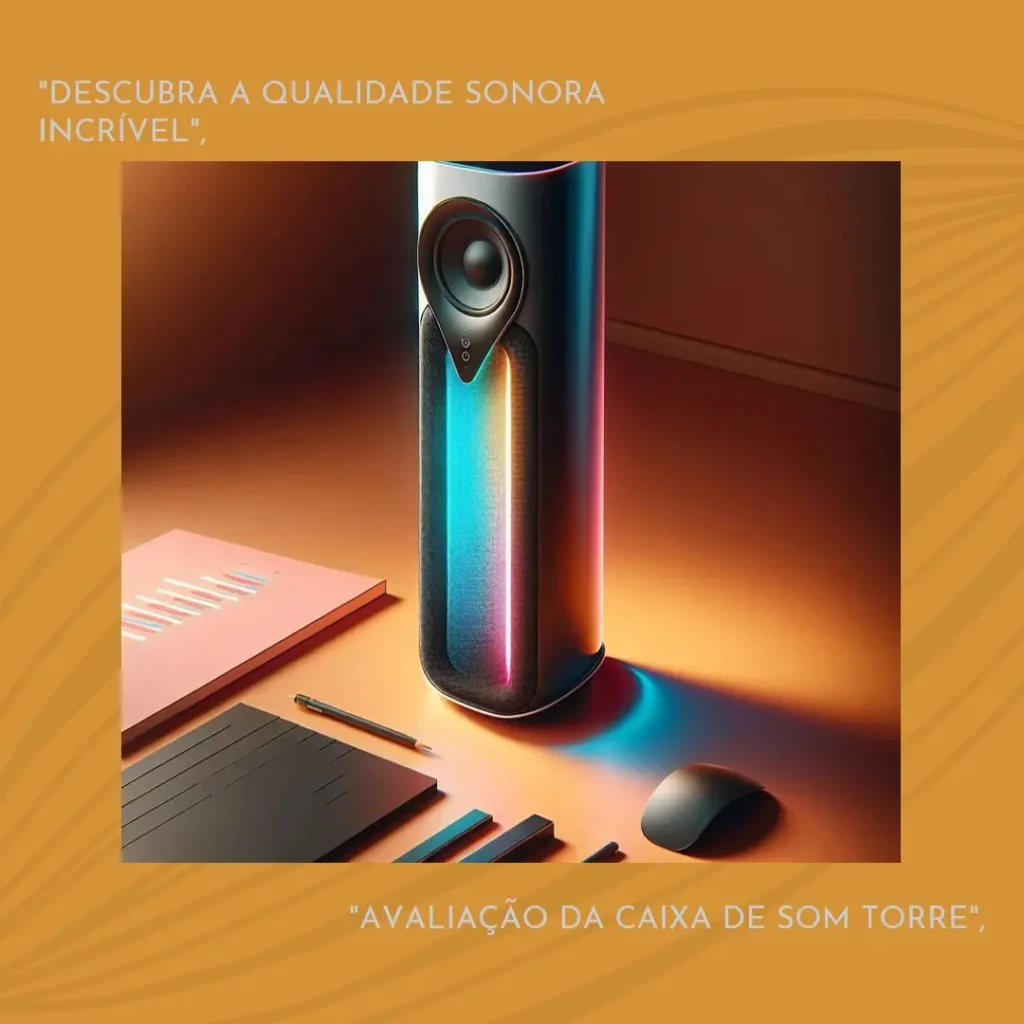 Caixa de Som Torre Storm 8Pol. 1000w RMS Bluetooth/Fm/P10 Pulse SP509: Som Potente e Efeitos de Luz