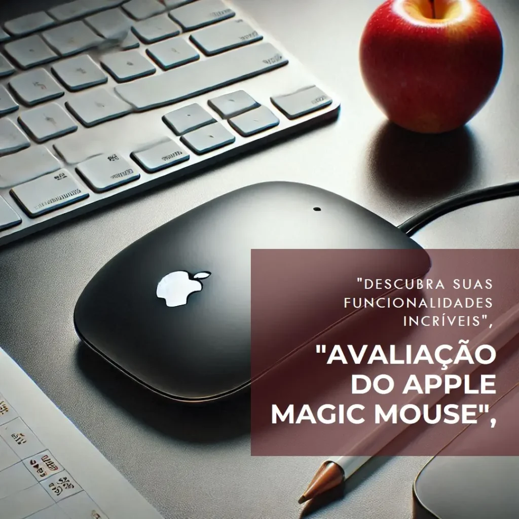 Apple Magic Mouse: Design Minimalista e Funções Touch