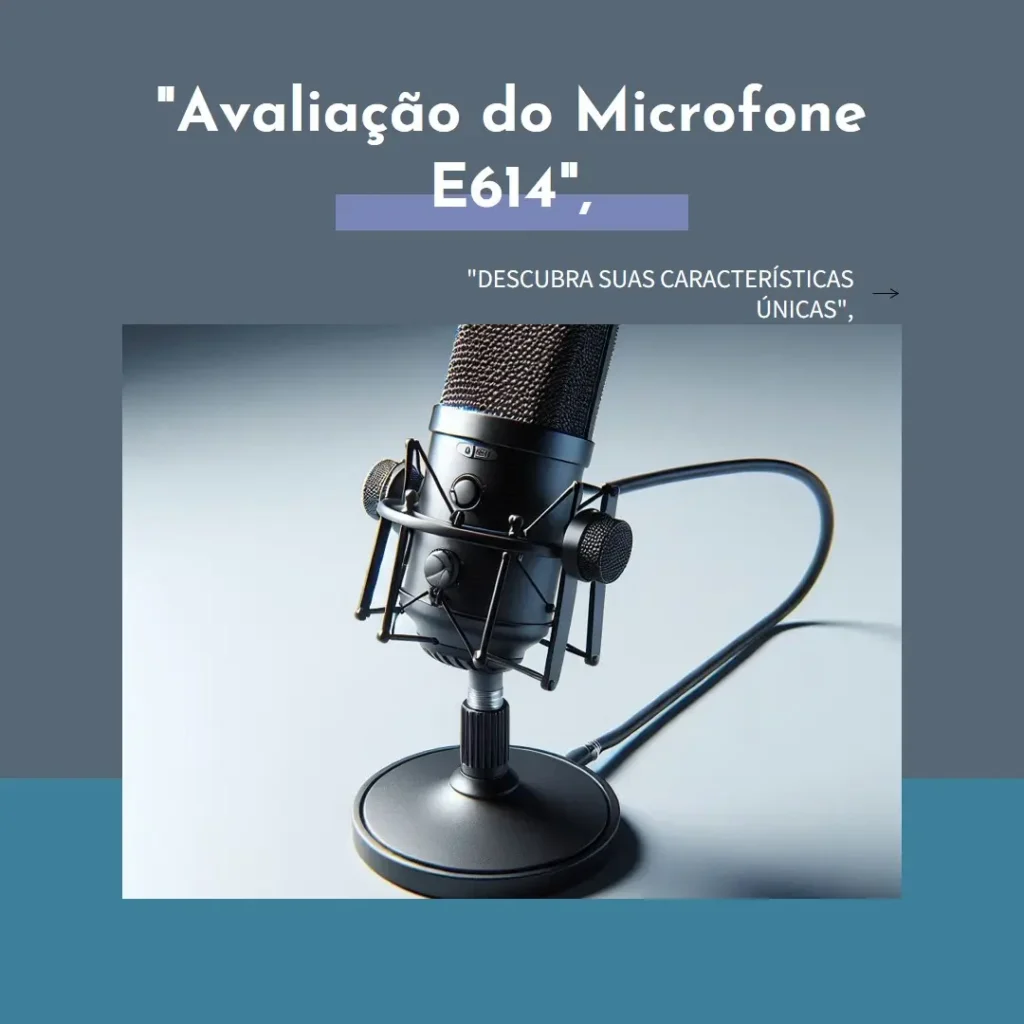 Microfone Condensador Sennheiser E614: Qualidade e Precisão