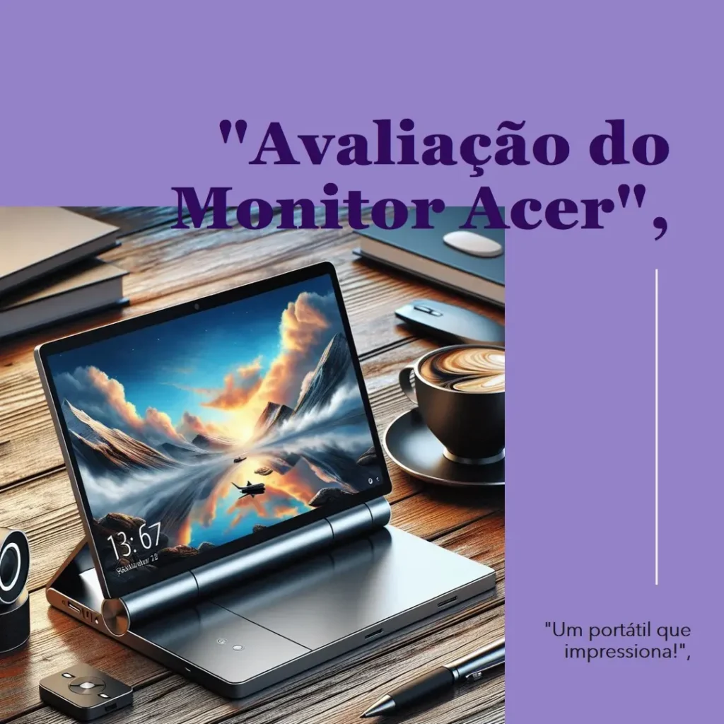 Monitor Acer Portátil PM161Q Bbmiuux: Design Ultrafino, Full HD, AMD FreeSync e HDR10