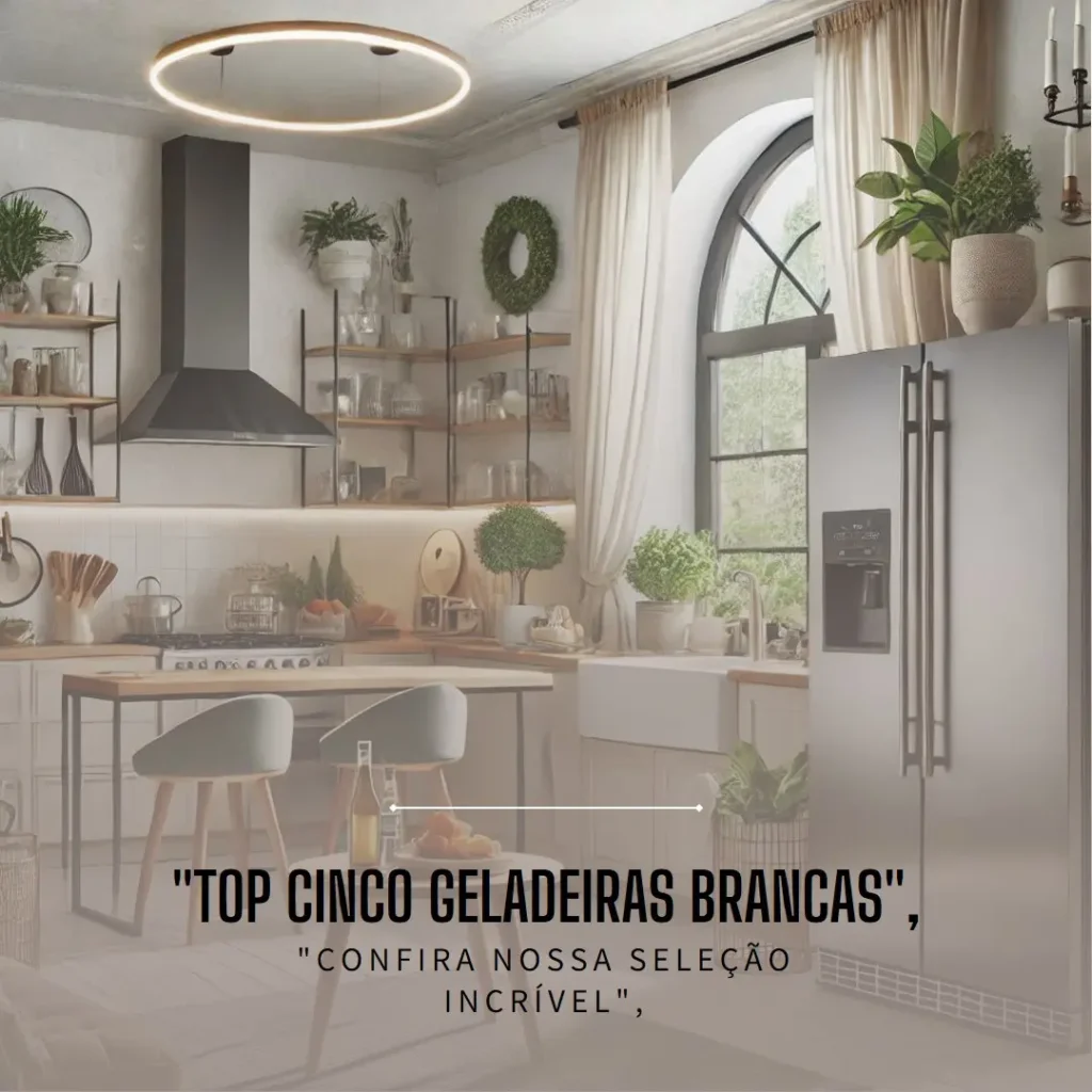 Top Cinco geladeira frost free branca