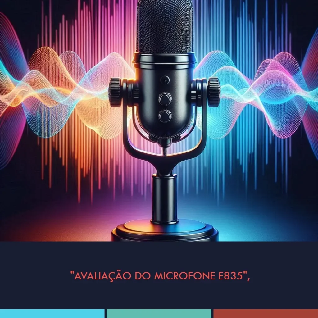 Microfone de Mão Profissional Sennheiser E835: Qualidade Dinâmica Cardióide para Profissionais