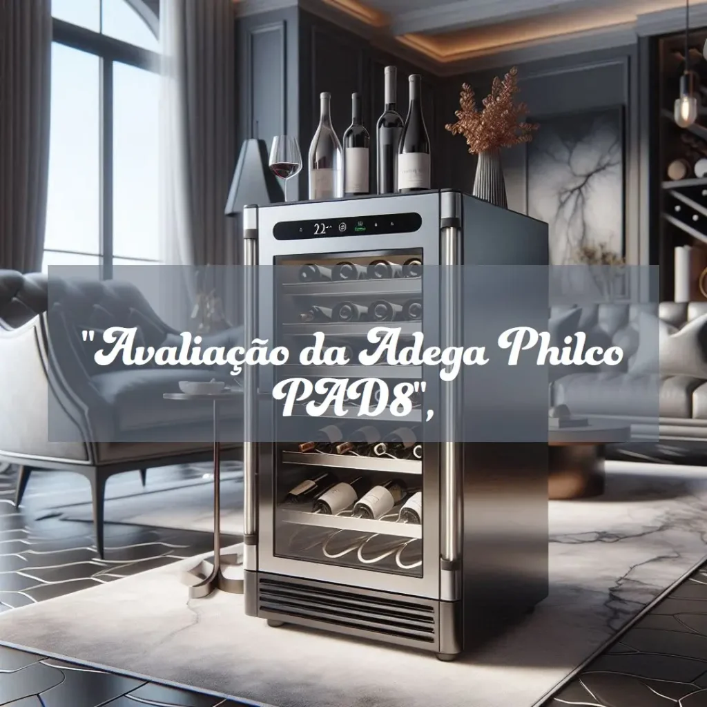 Adega Philco PAD8 8 Garrafas Display Digital BIV