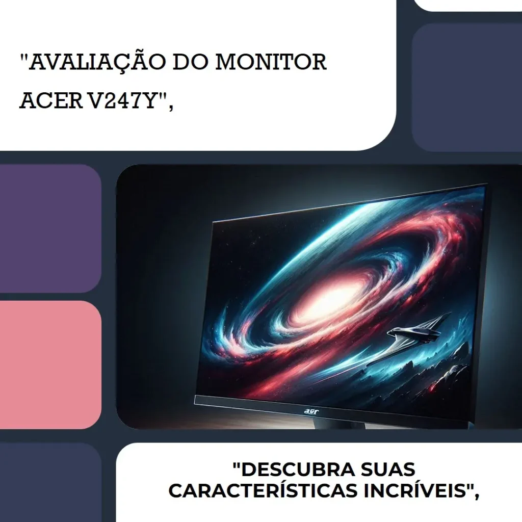 Monitor Acer V7 Series V247Y Abip 23,8” LED Full HD 75Hz