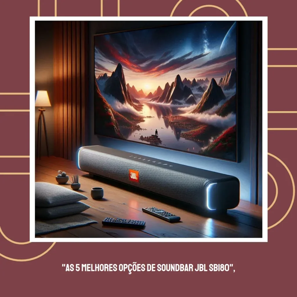 As 5 Melhores Opções de soundbar JBL sb180