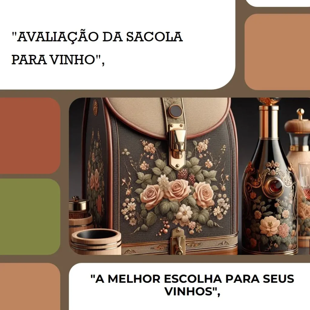 Sacola para Presente de Vinho MOUMOUTEN de Couro PU