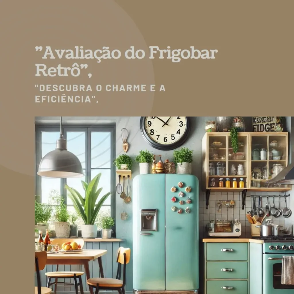 Frigobar Brastemp Retrô 76 Litros com Estilo e Versatilidade