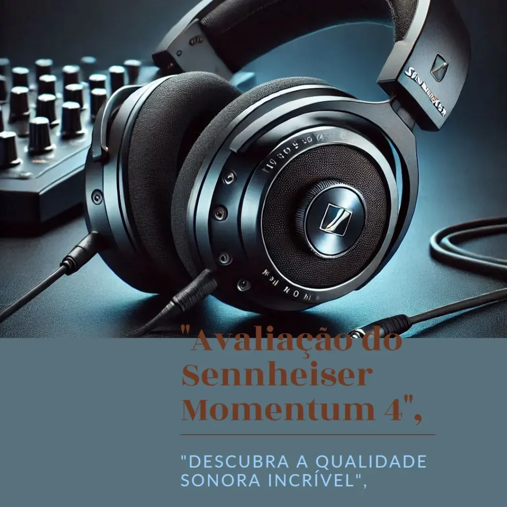 Sennheiser Momentum 4: Cancelamento de Ruído e Bateria de 60h