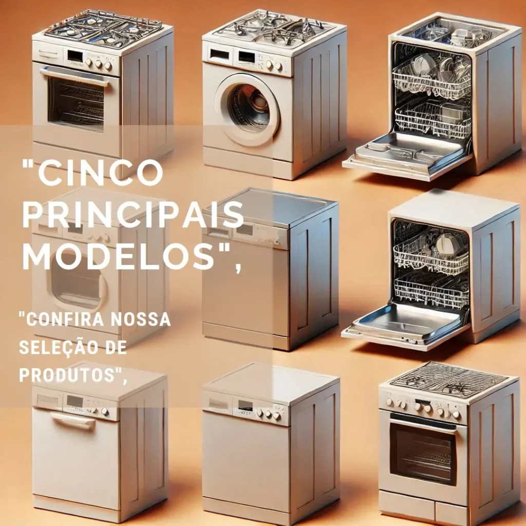Cinco Principais Modelos de lavadora de louça