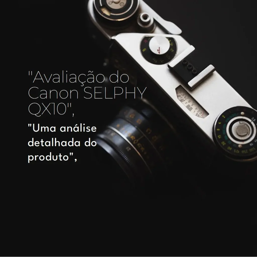 Canon SELPHY QX10: Impressora Fotográfica Portátil para Celular