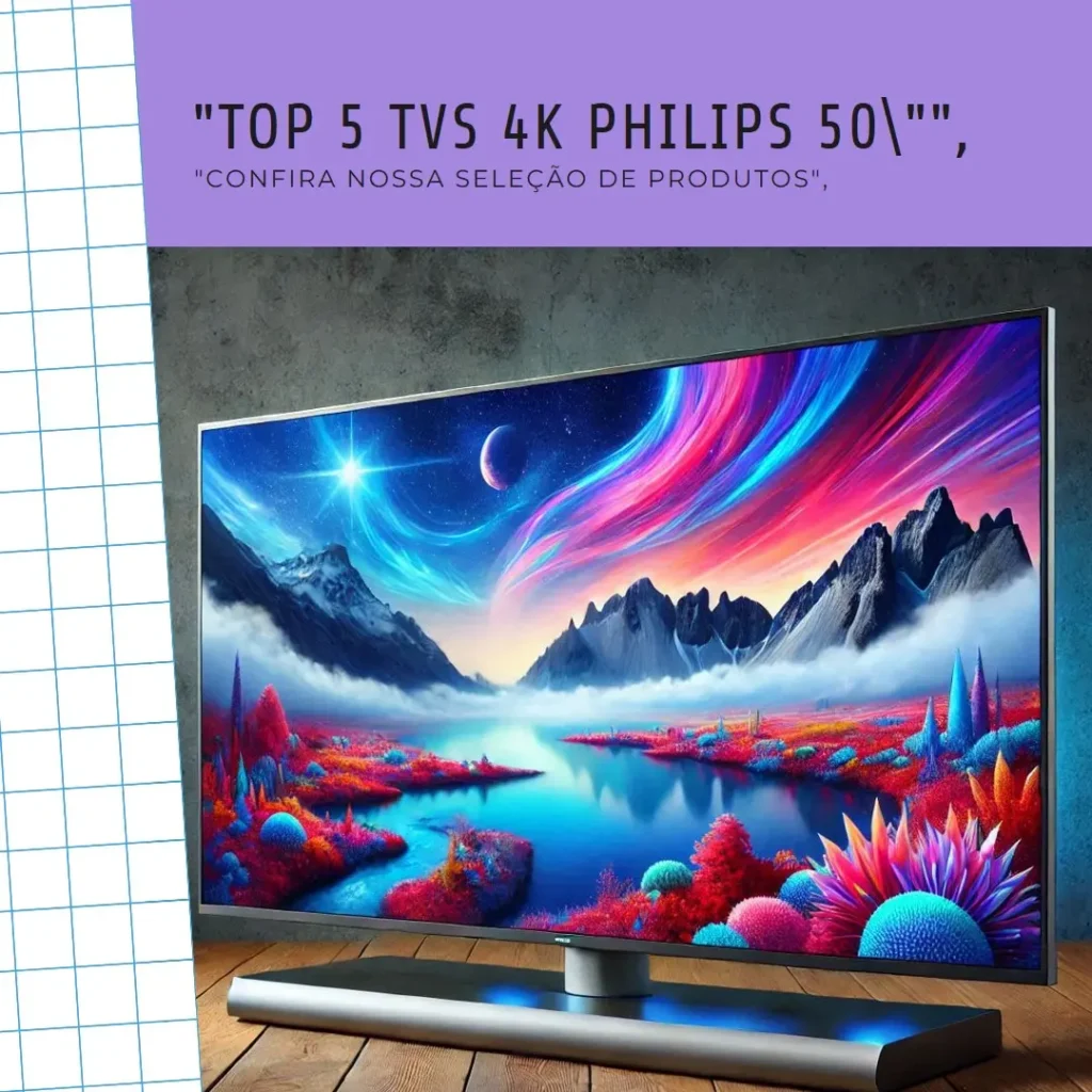 Lista de 5 Melhores: tv 4k philips 50 polegadas