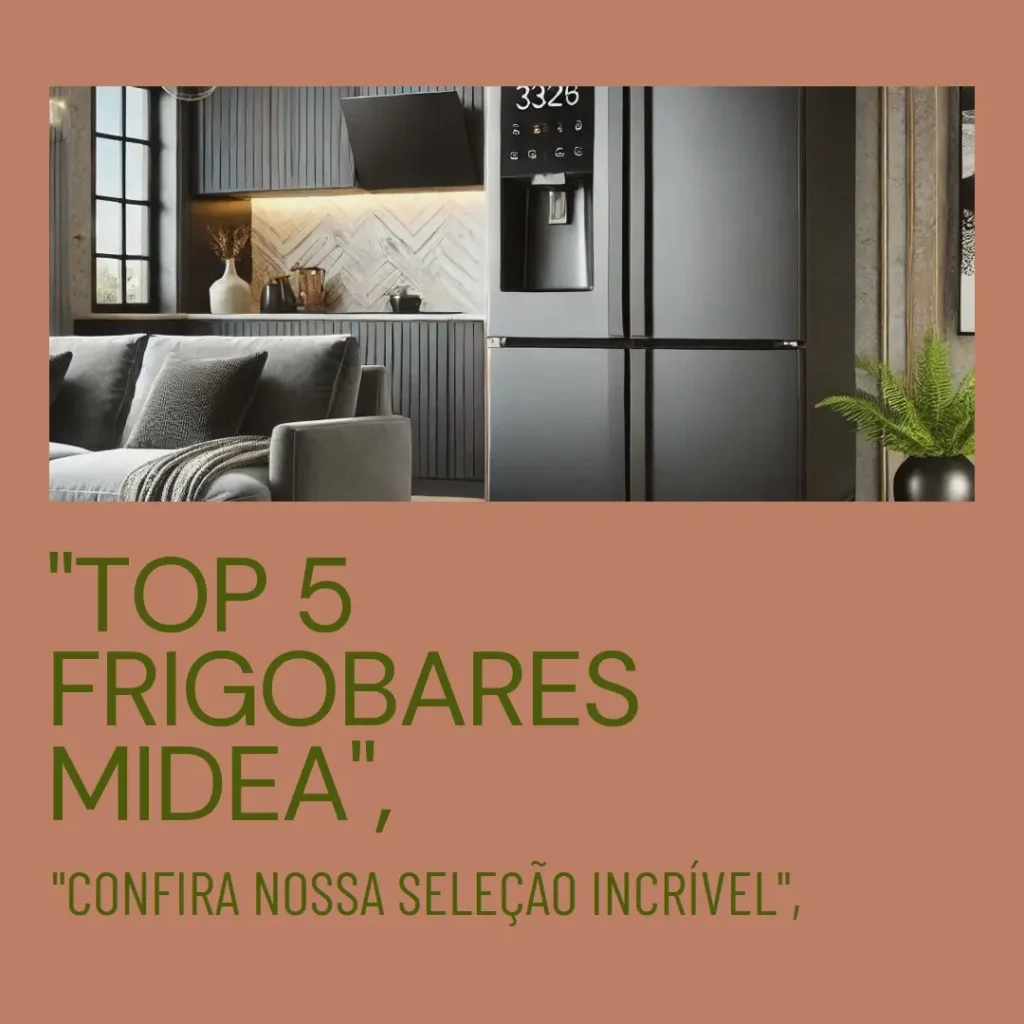 Top 5 frigobar preto Midea