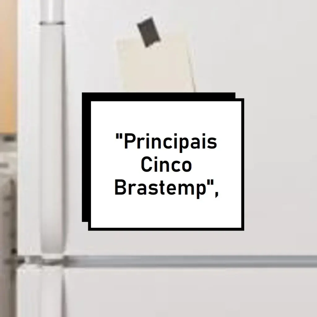 Principais Cinco Brastemp retro frigobar