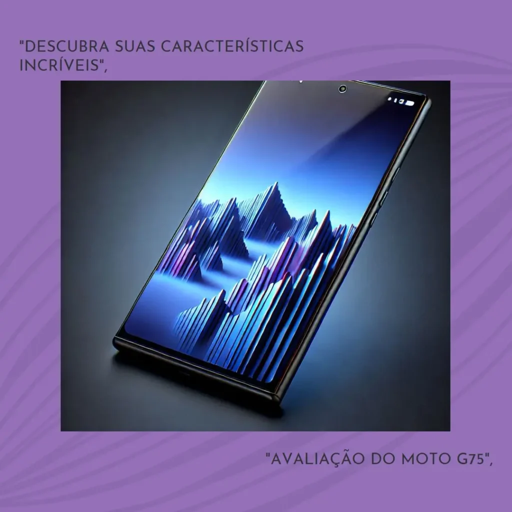 Smartphone Motorola Moto g75 5G com Moto Buds 256GB 16GB RAM