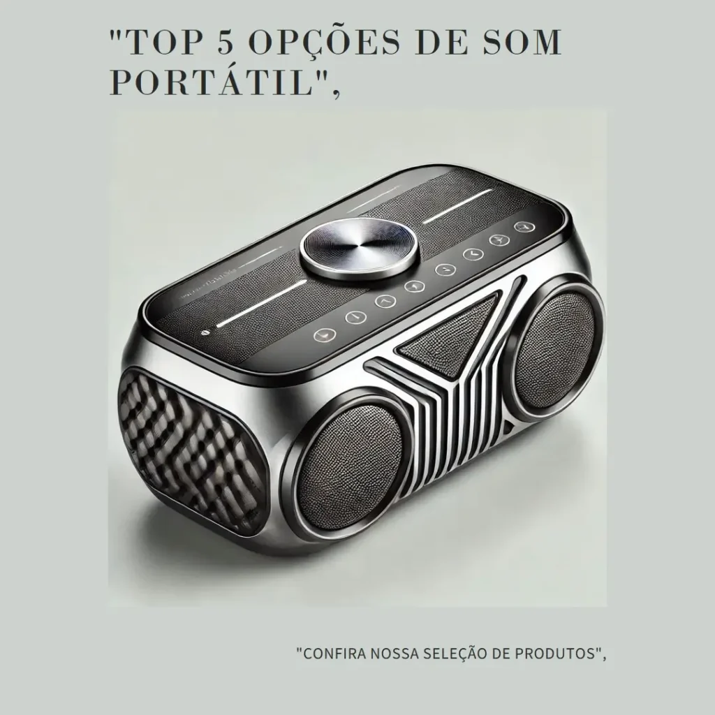 Top 5 Opções de som portatil aiwa
