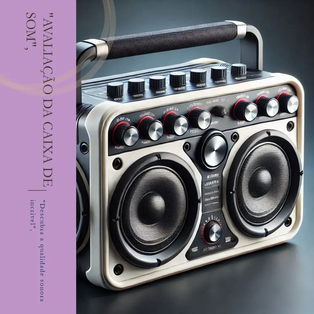 Caixa de Som Boombox Plus AIWA BBS-01-BG 200W: Potência e Durabilidade