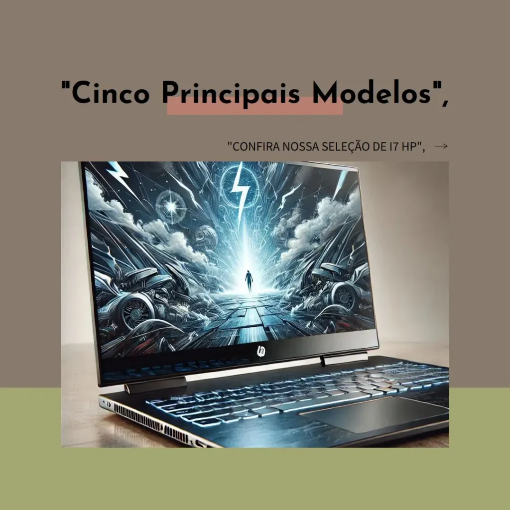 Cinco Principais Modelos de i7 HP notebook