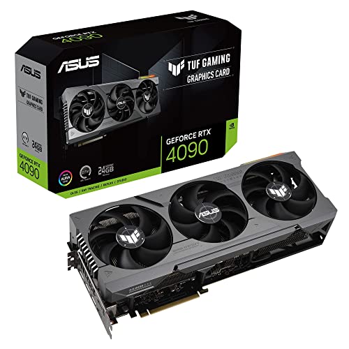 ASUS TUF Gaming GeForce RTX 4090 Placa gráfica Gaming (PCIe 4.0, 24 GB GDDR6X, HDMI 2.1a, DisplayPort 1.4a)