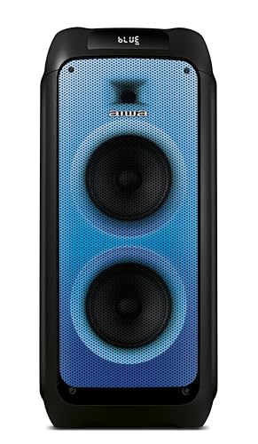Caixa de Som PartyBox AIWA PB-05 Bluetooth 20H RGB USB TWS Preto