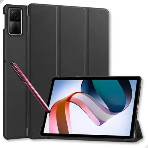 Capa Case Para Xiaomi Redmi Pad Se 11" Polegadas 2023 + Caneta Touch DM ACESSÓRIOS (Preto)