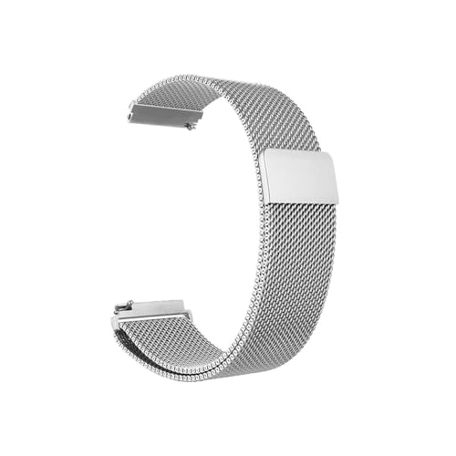 Estilo no Pulso, Pulseira Milanese 22mm compatível com Redmi Watch 5 Active cor:Prateada
