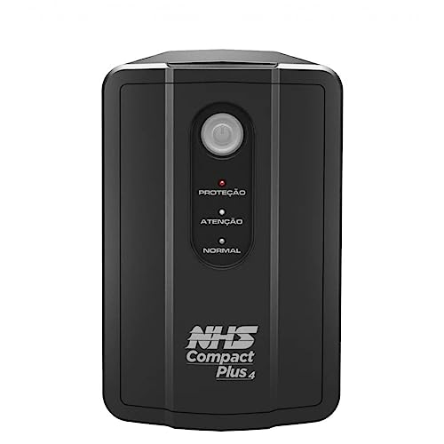 Nobreak NHS Compact Plus 4 1500VA Ent. Bivolt S.120V Conf. 220V Bat 2x7Ah 8 Tomadas