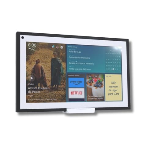 Suporte Base Stand Angulado de Mesa Compatível com Amazon Alexa Echo Show 15 - ARTBOX3D